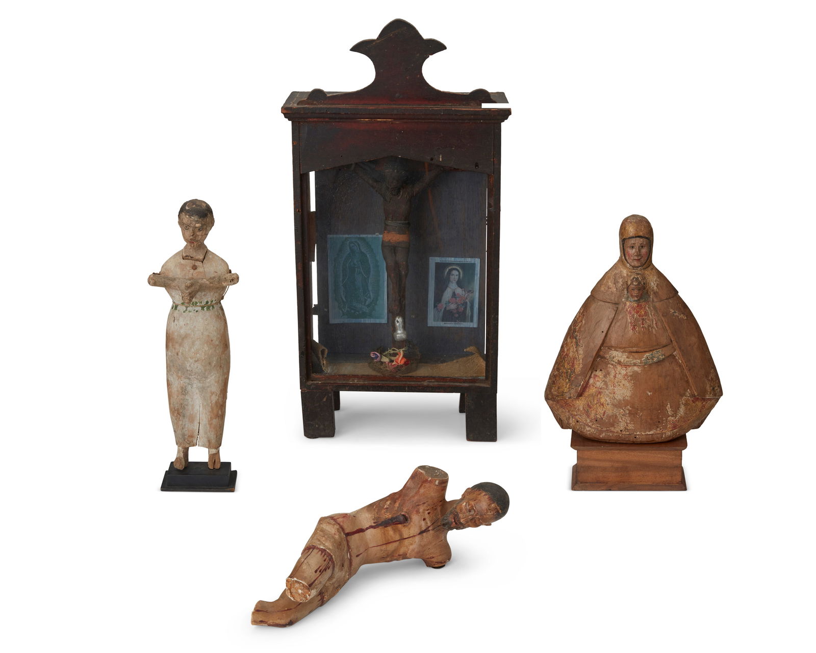 A group of Latin American religious sculptures (1 of 11)