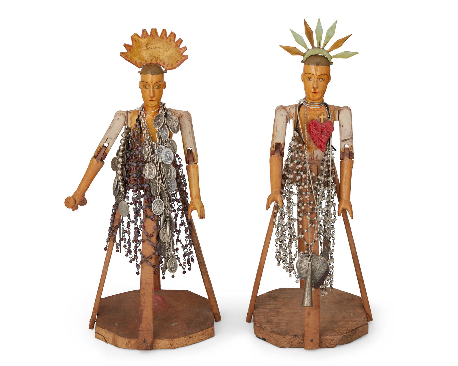 Two Paraguayan santos cage dolls (1 of 6)