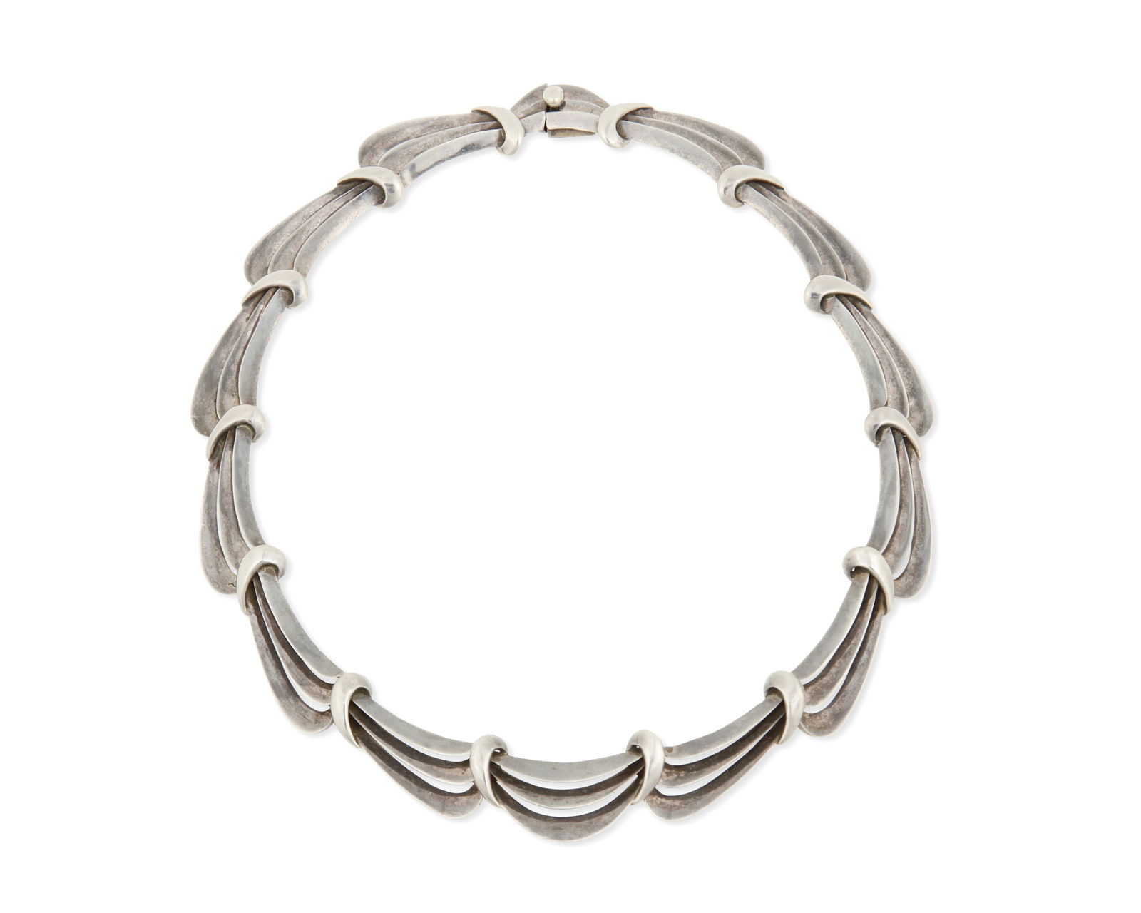 An Antonio Pineda Mexican silver necklace (1 of 2)