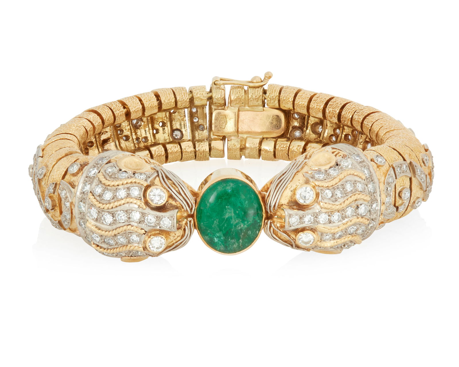 A Diamond and Emerald Bracelet (1 of 3)