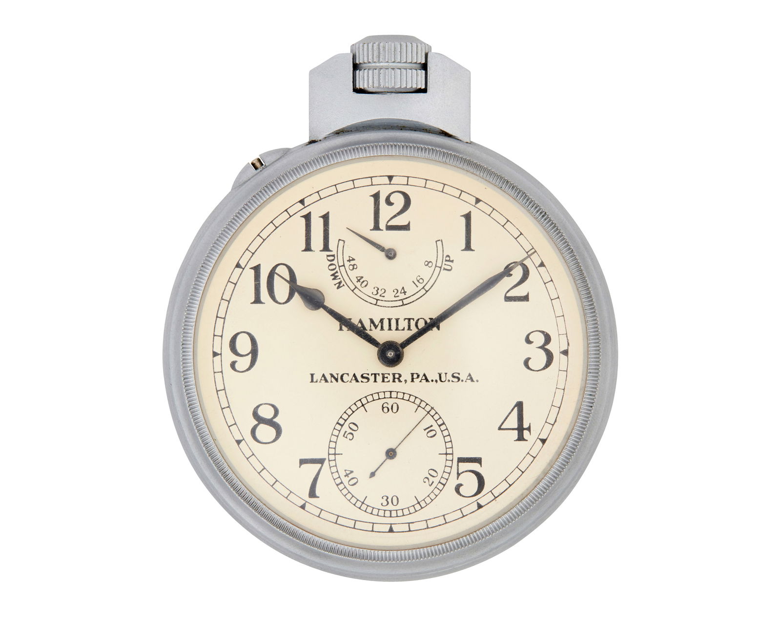 A Vintage Hamilton Navy Chronometer Pocket Watch (1 of 5)