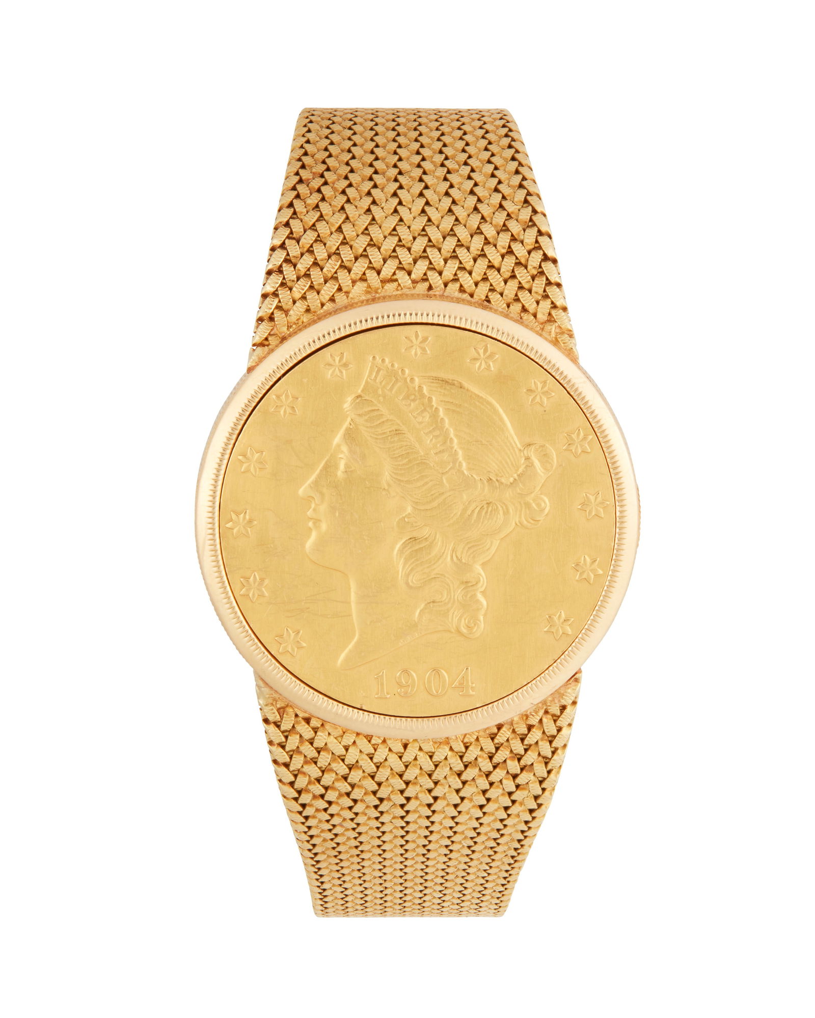 A Universal Geneve $20 Gold Coin Wristwatch (1 of 5)