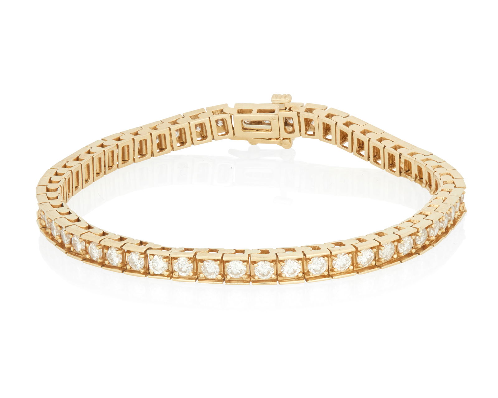 A Gold and Diamond Bracelet (1 of 2)