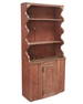 An American pine step-back cupboard