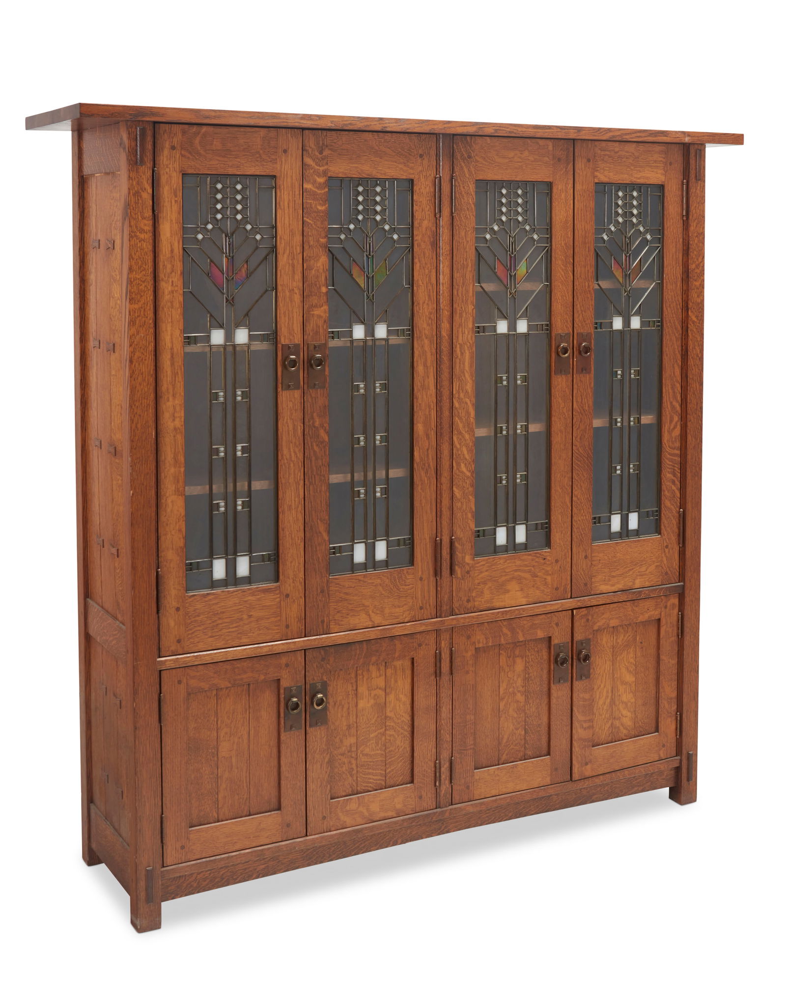 A Volpiani Workshop Arts & Crafts Prairie-style bookcase (1 of 9)
