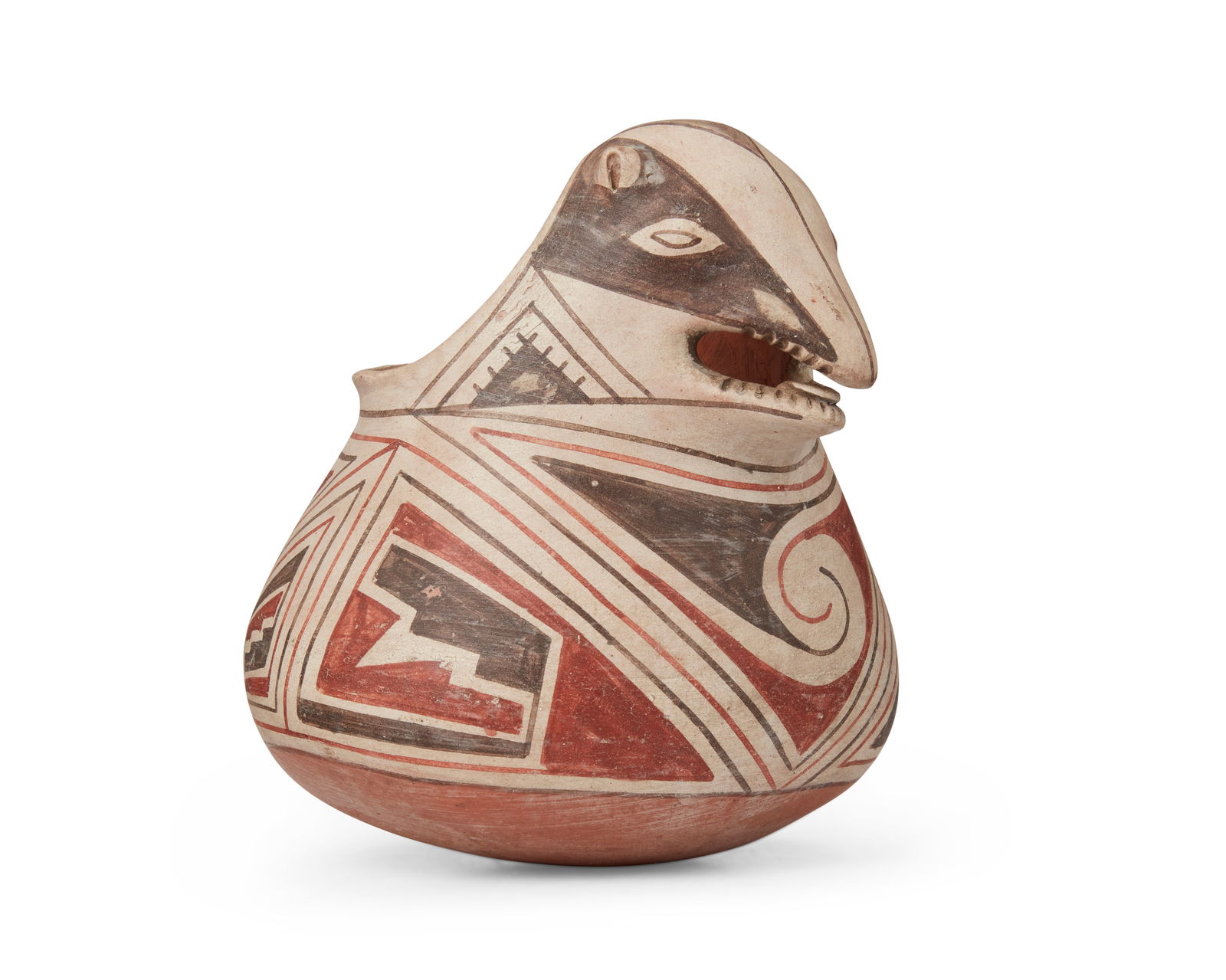 A Casas Grandes badger effigy pottery vessel (1 of 6)