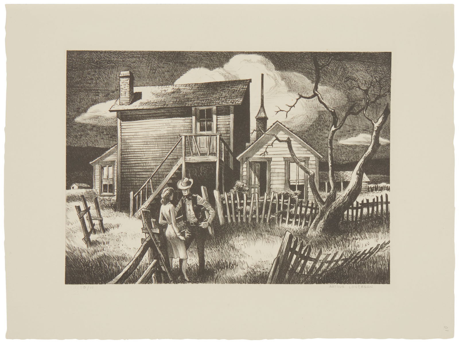 Arthur Lonergan (1906-1989), "Colorado Landscape" (1 of 9)