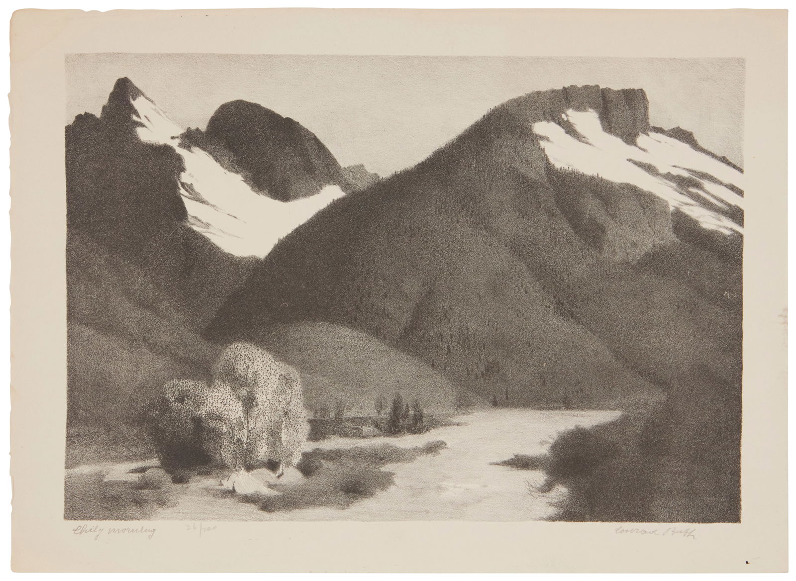 Conrad Buff (1886-1975), "Chilly Morning" (1 of 6)