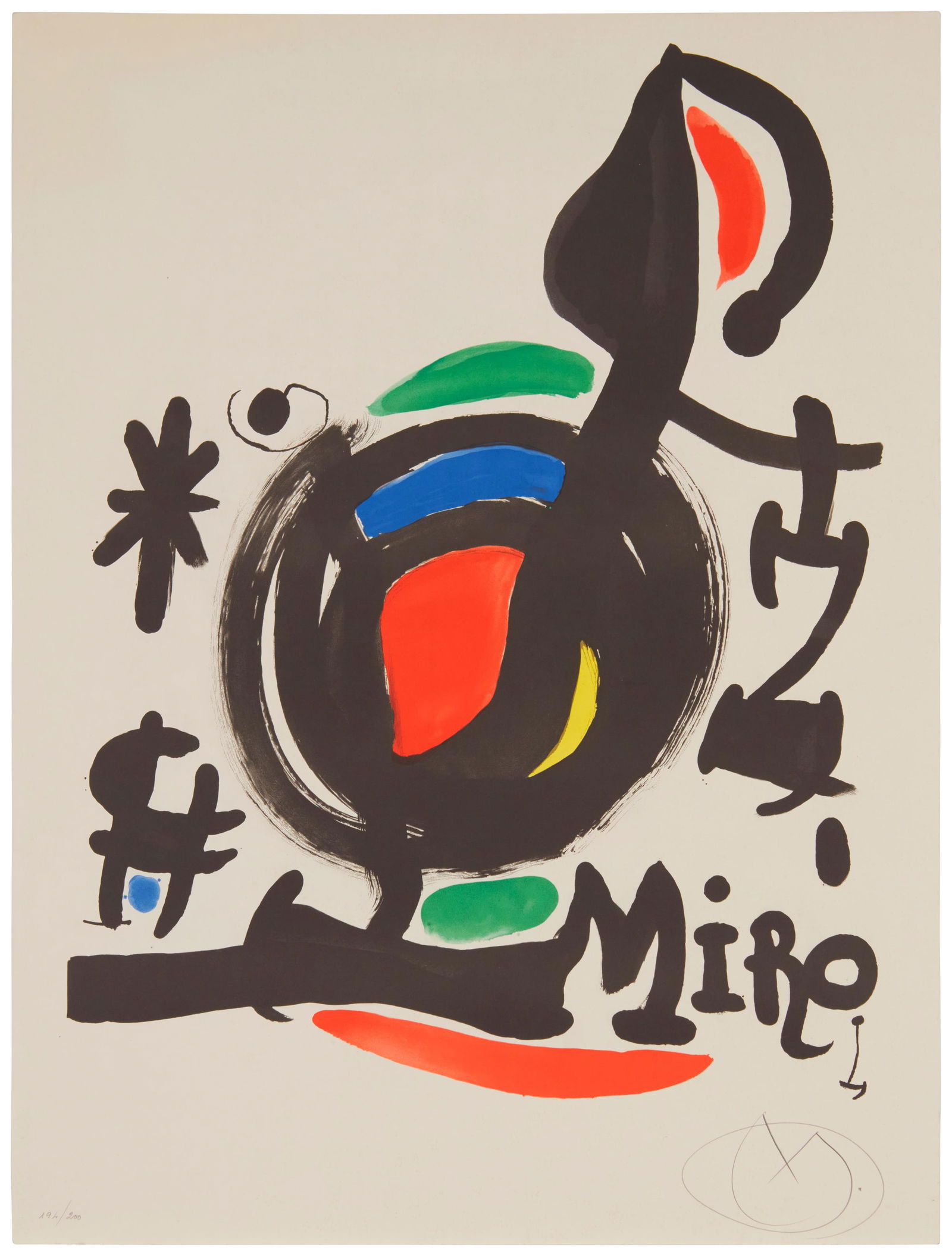 Joan Miro (1893-1983), Exhibition Poster "Les Essencies de la Terra"