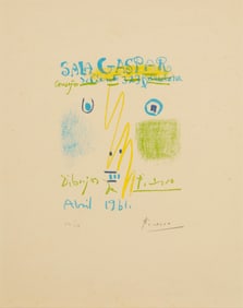 Pablo Picasso (1881-1973), "Sala Gaspar, Barcelona," 1961