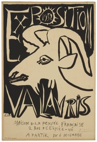 Pablo Picasso (1881-1973), Poster for Exposition Vallauris, 1952