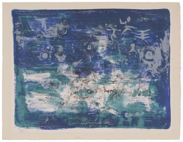 Zao Wou-Ki (1920-2013), "Jardin la Nuit," 1954