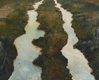 Chester Arnold (b. 1952), "Till + Tweed, Slaw + Speed," 1995