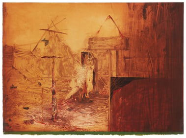 Nathan Oliveira (1928-2010), "Douro Valley VII," 1997