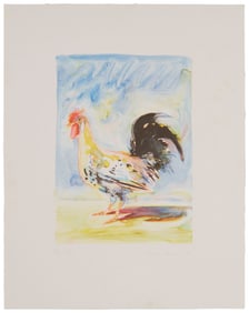 Wayne Thiebaud (1920-2021), "Rooster," from "The Physiology Of Taste," 1994