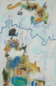 Ynez Johnston (1920-2019), "Conquest of Everest," 1966