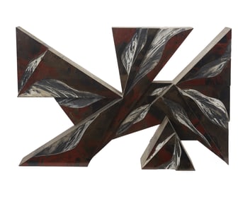 Laddie John Dill (b. 1943), Abstract wall sculpture, 1988