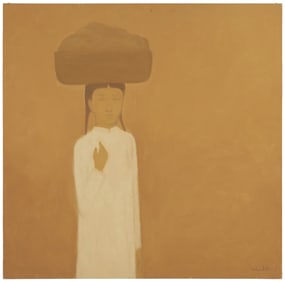 Hong Viet Dung (b. 1962), Girl with a basket