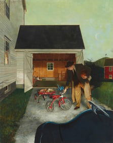 George E. Hughes (1907-1990), "Don't Block The Driveway," 1953