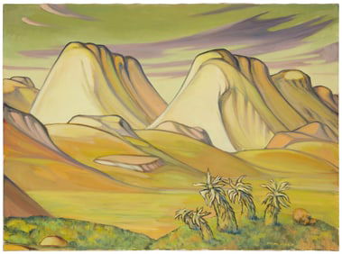 Tarmo Pasto (1906-1986), Untitled mountain scene, 1975