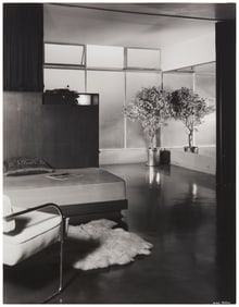 Julius Shulman (1910-2009), Grace Lewis Miller House interior with couch