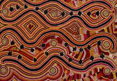 Yinarrki Nangala (b. 1961), "Jarntu Jukurrpa (Dog)," 1988