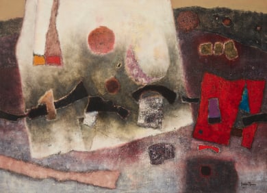 Enrique Galdos Rivas (b. 1933), "Paisaje Surrealista," 1964