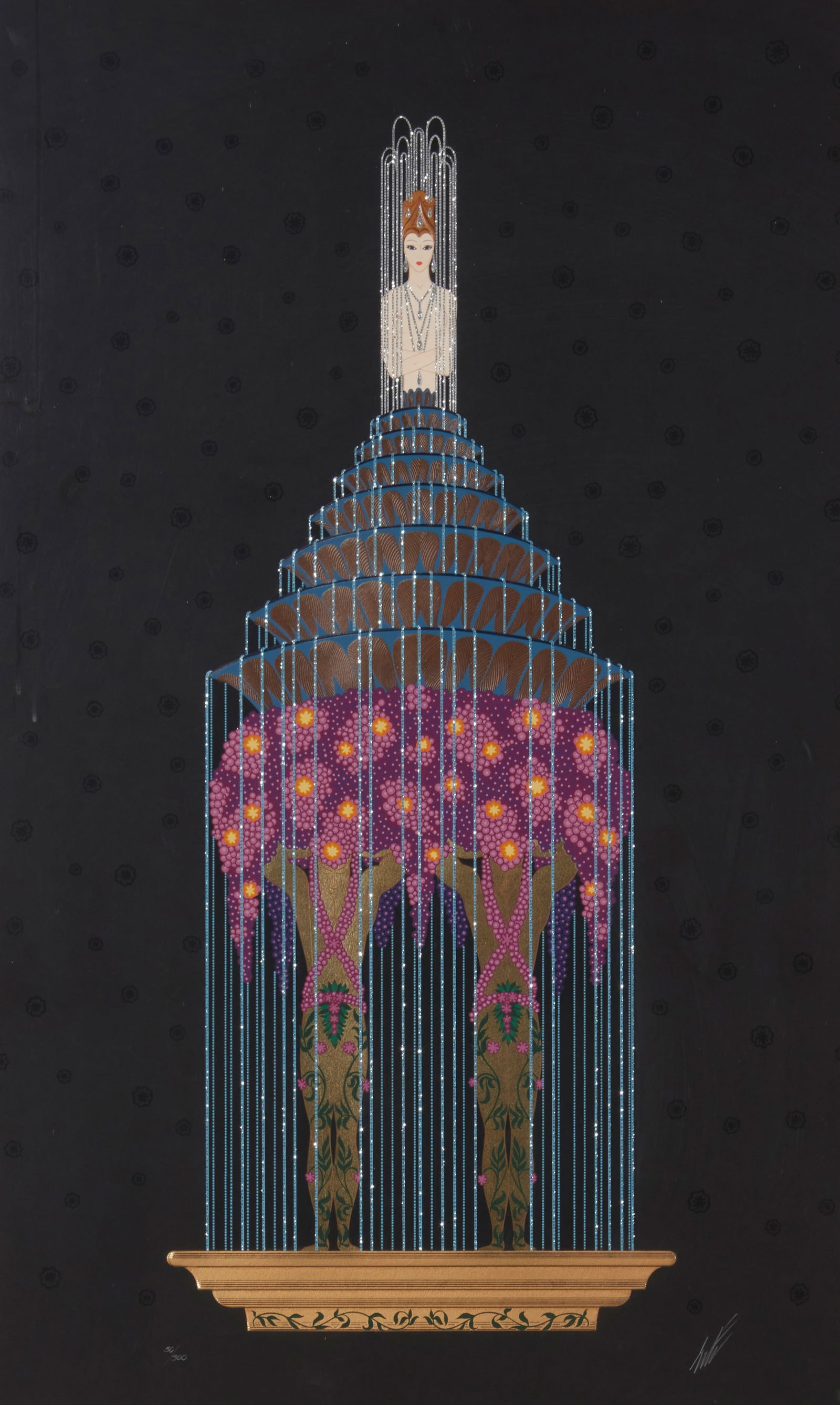 Romain (Erte) de Tirtoff (1892-1990), "Perfume," 1986 (1 of 6)