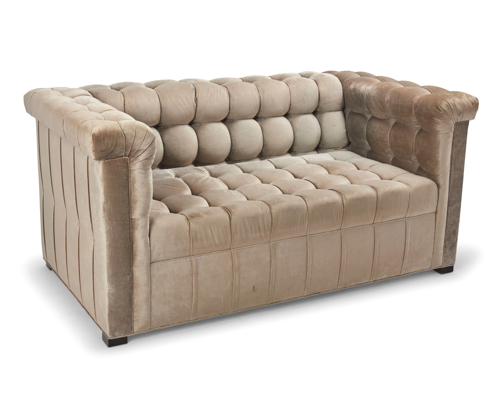 A Modern tufted velvet settee (1 of 12)