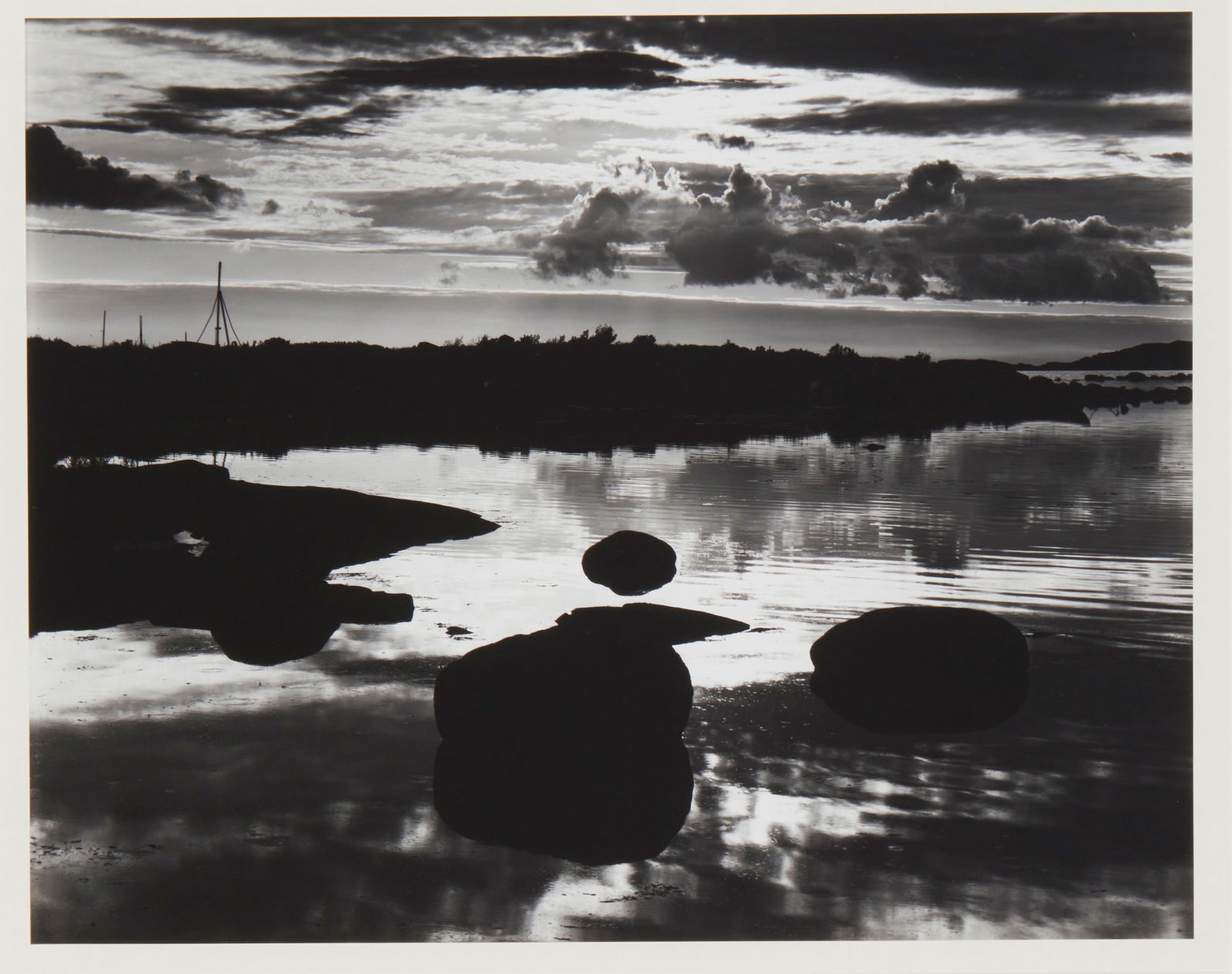 Brett Weston (1911-1993), Lake at dusk, 1968, Gelatin silver print on paper mounted to mat board, as (1 of 9)