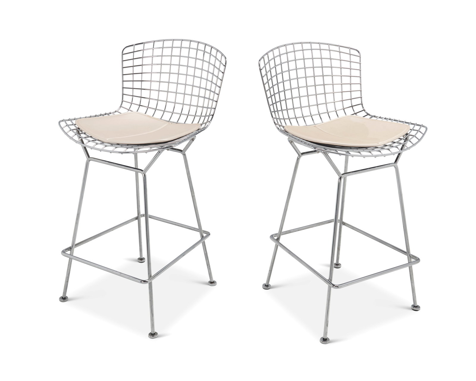 Harry Bertoia (1915-1978), Two "Bertoia" barstools for Knoll, early 21st Century (1 of 8)