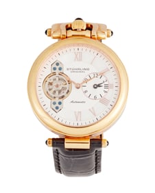 A Stuhrling Stainless Steel Wristwatch