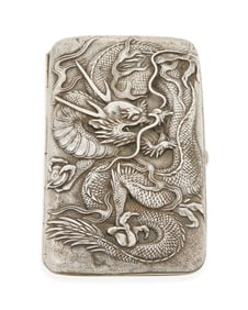 A Sterling Silver "Dragon" Case