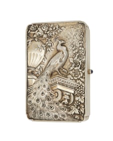 A Silver "Peacock" Case