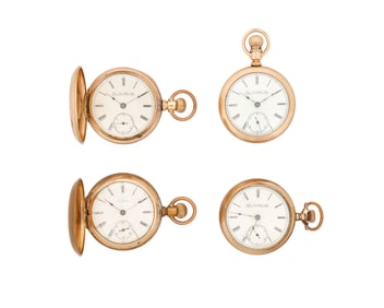 Four Elgin Pocket Watches