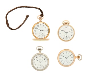 Four Elgin Pocket Watches