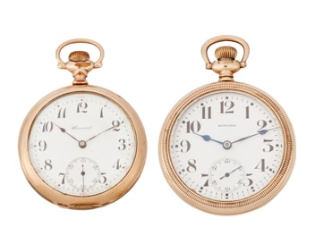 Two E. Howard Pocket Watches