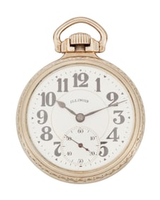 An Illinois "Bunn Special" 14K Gold Filled Pocket Watch