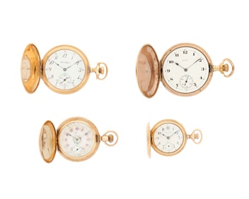 Four Pocket Watches