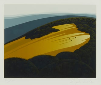 Eyvind Earle (1916-2000), "Valley," 1974