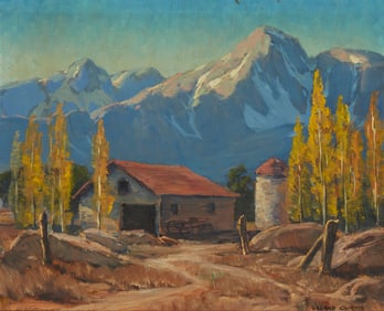 Leland S. Curtis (1897-1989), "Sierra Cabin"