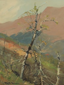 Roy Martell Mason (1886-1972), Tree along a mountainside