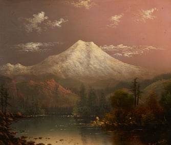Eliza Rosanna Lamb Barchus (1857-1959), Mount Hood