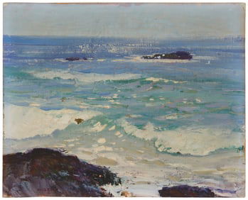 Arthur Grover Rider (1886-1975), Coastal scene