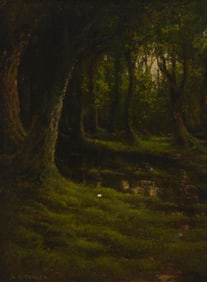 George A. Traver (1864-1928), Swamp scene