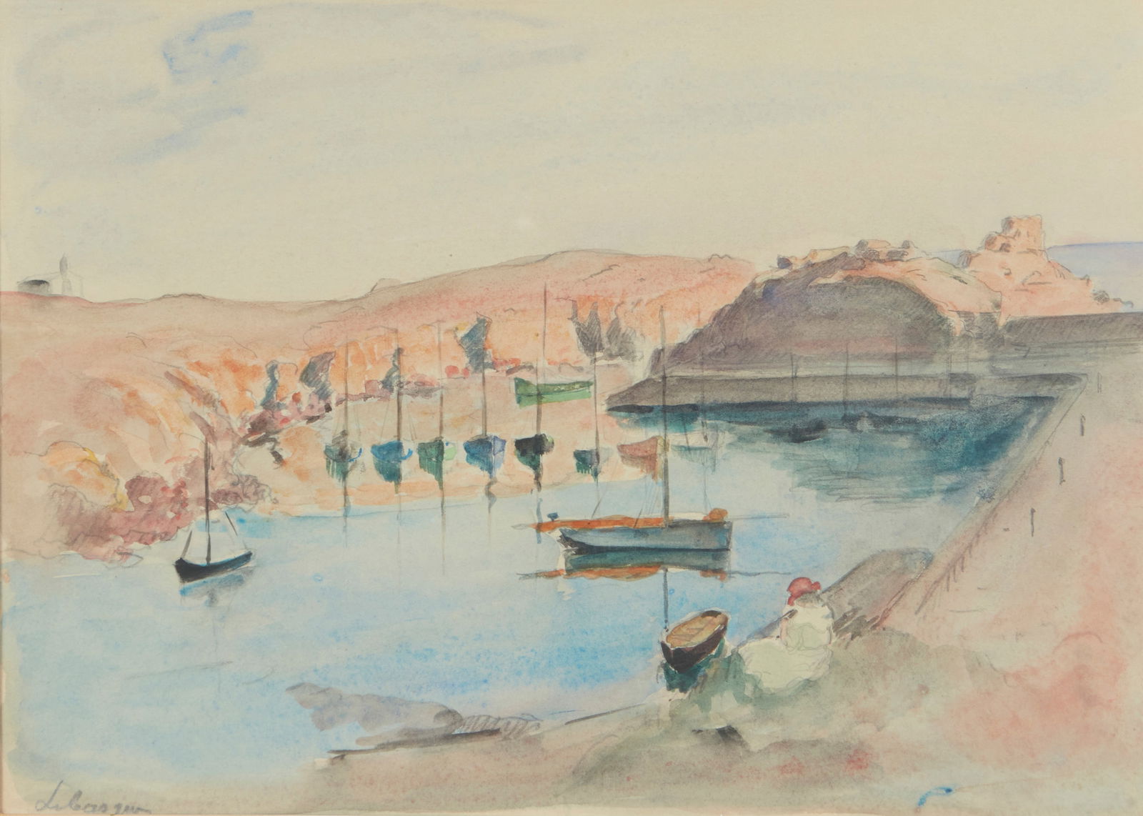 Henri Lebasque (1865-1937), "Le Canal" (1 of 8)