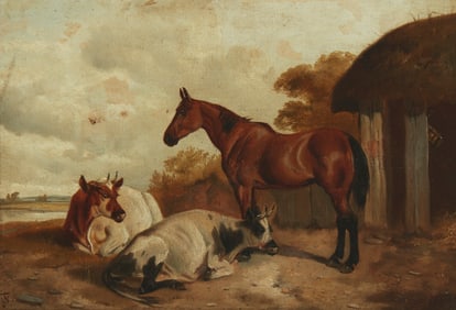 John Wootton (circa 1682-1764), Horse and cows