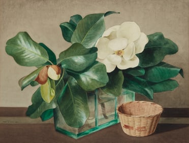 Frode Neilsen Dann (1892-1984), Still life with Magnolias, 1941