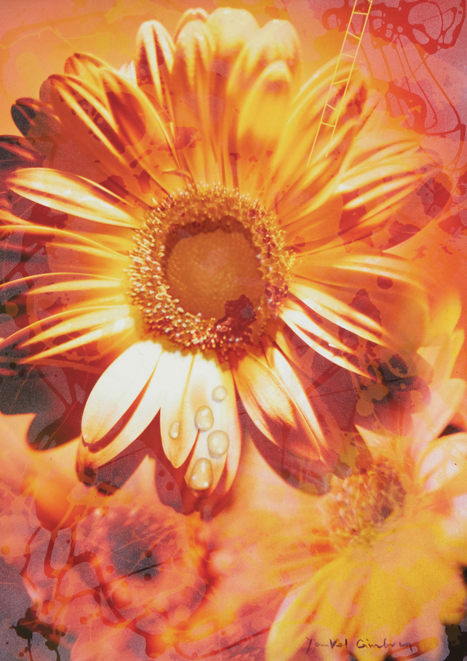 Yankel Ginzburg (b. 1945), "Appealing": Yankel Ginzburg(b. 1945)"Appealing"Acrylic on panelSigned lower right: Yankel Ginzubrg; titled on label affixed to the frame's backing paperSight: 21.25" H x 15.25" W