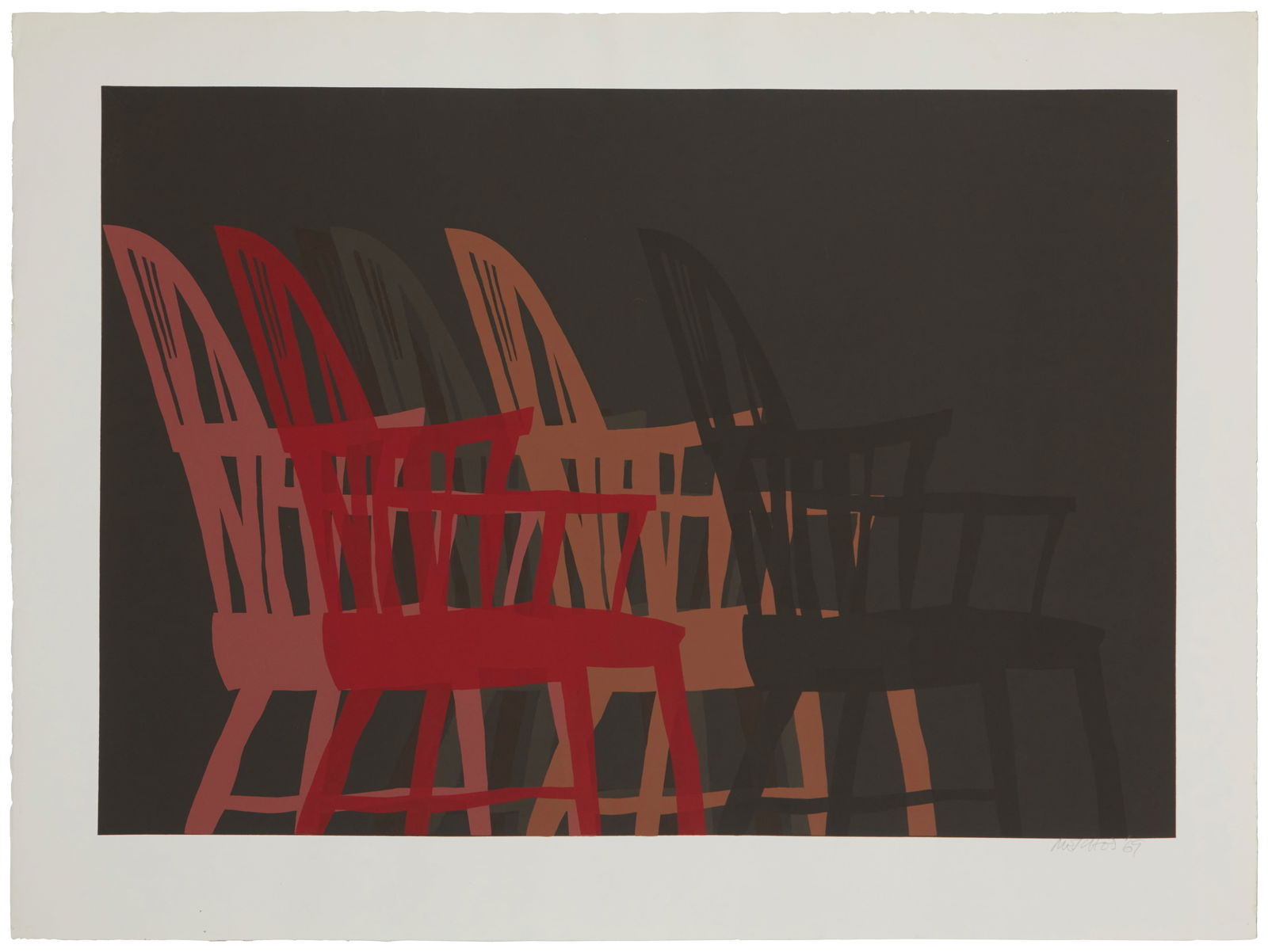 Arnold Mesches (1923-2016), Chairs, 1969 (1 of 4)
